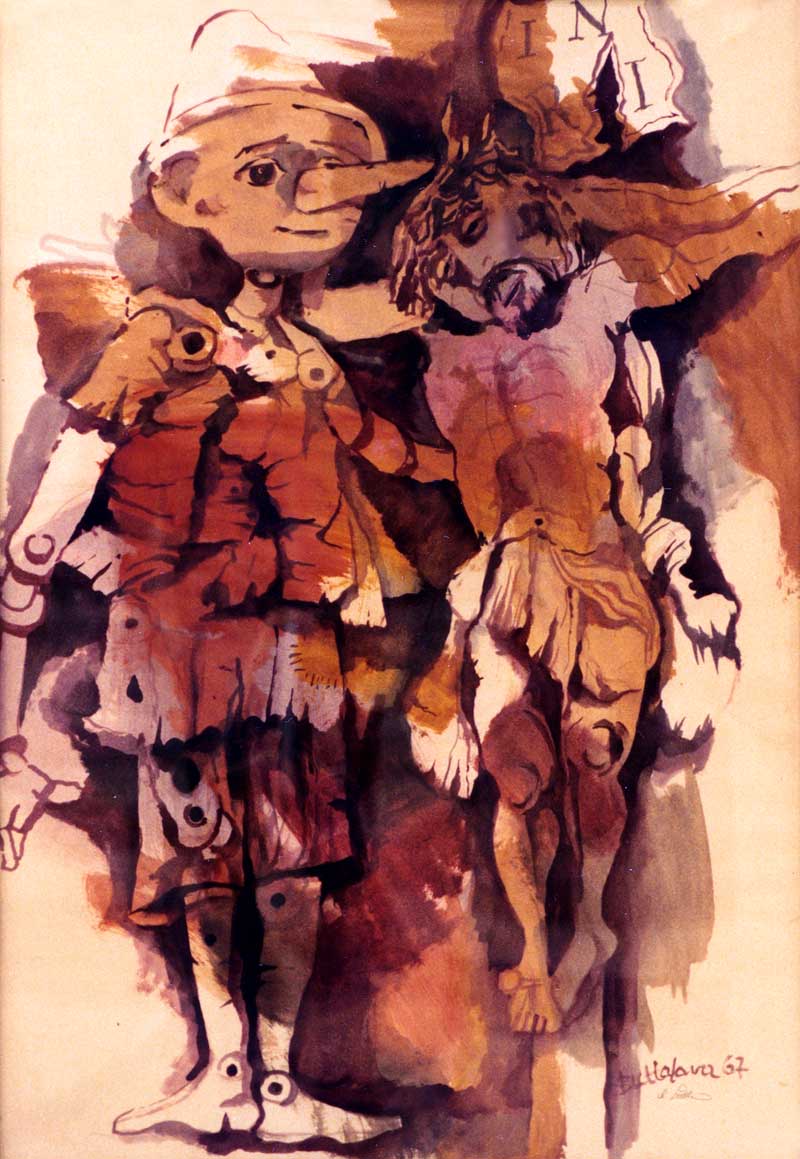 OC06 Crocifissione con Pinocchio 1967