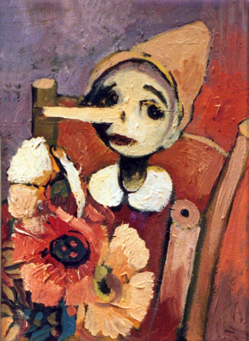 OT16 Pinocchio con i fiori